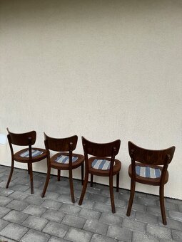 Starožitné Art Deco jídelní židle Thonet, 30. léta - 2