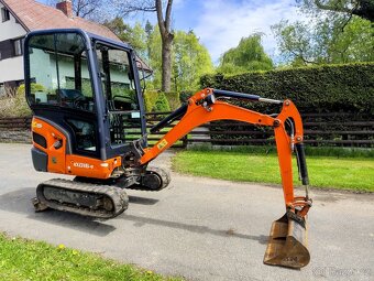 Minibagr Kubota KX016-4, rok 2019, 1200mth, roztah. pásy - 2