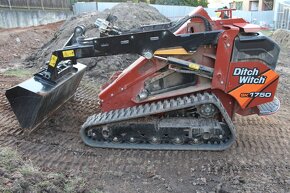 Práce s mininakladačem Ditch Witch SK 1750 - Mníšek pod Brdy - 2