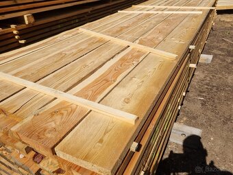 SUCHÁ MODŘÍNOVÁ PRKNA 30x190x5000 - 2