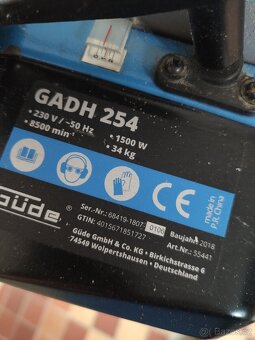 Hoblovka s protahem Güde GADH254 - 2
