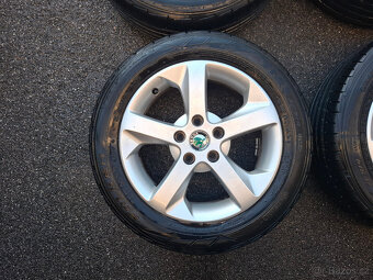 Originální Alu Škoda kola 16" 5 x 112 ET 50, disk 6.5Jx16H2 - 2