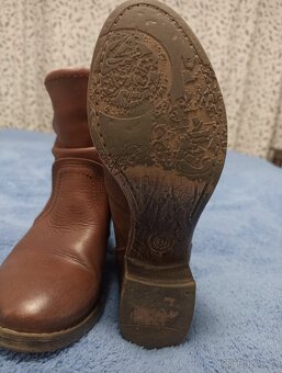 Kožené polokozačky vel. 37 - 2