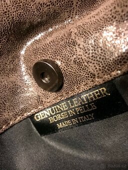 Kožená kabelka – psaníčko, nová - 2