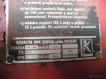 Historický hasicí přívěs r.v. 1978 - 2