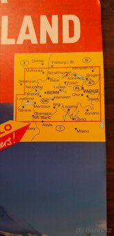 Turistická mapa Švýcarska - 1 : 303 000 - 2