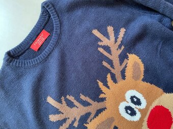 Vánoční svetr se sobem, vel pánská M, Primark - 2