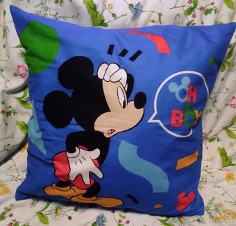 Prodám nový polštář Mickey 45 x 45 cm - 2