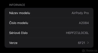 AirPods Pro 2019, Originál Apple TOP stav - 2