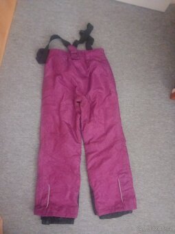Lyžařské dívčí kalhoty vel. 134-140 - 2