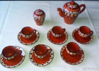 sada kávových hrnečků, hnědá - 2