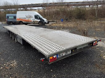 Dvouplato - Autopřepravník na 2 auta - 3 osa - - 2