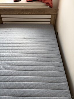 Postel 140x220cm ikea matrace - 2