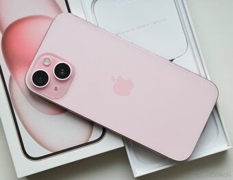 iPhone 15 Pink BATERIE 100% TOP - 2