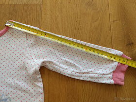 Tričko dl. rukáv (puntík motýlek) - 2