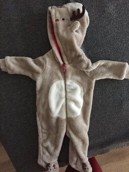 Plyšový overal vel. 62 - 2