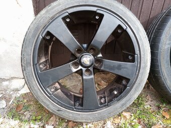 Al kola 5x112 R18 letní pneu - 2