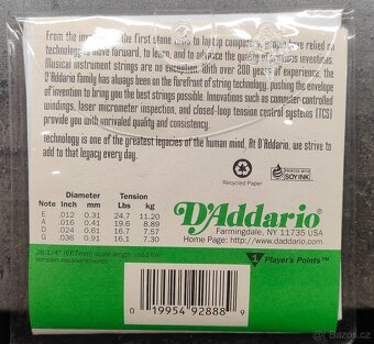 Struny pro Irish banjo EADG - 2