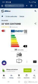 Tv kivi smart ve 4k 82cm tenká - 2
