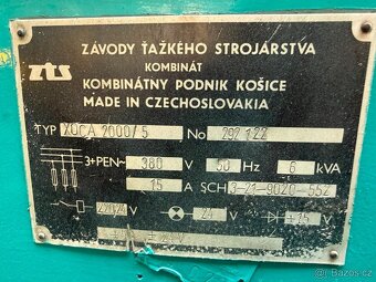 Ohýbačka plechu XOCA 2000/5 - 2