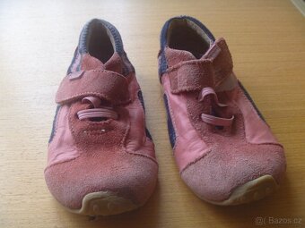 světle červené barefoot tenisky vel. 26-27 - 2