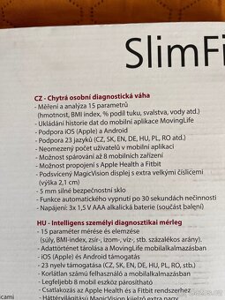 Chytrá osobní diagnostická váha Salente - 2