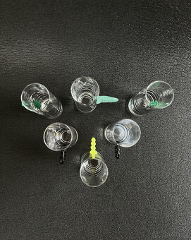 6x panák s držátkem 70ml, Crystalex Nový Bor - 2