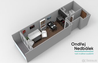 Prodej byty 1+kk, 33 m2 - Zlín, ev.č. 22604 - 2