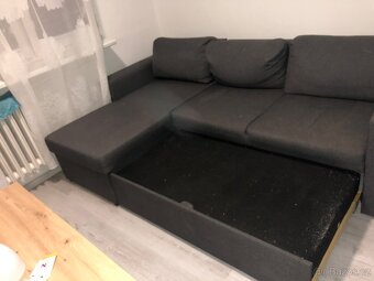 Gauč do L s opěrkami a úložným prostorem - 2