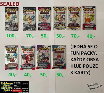 Pokémon TCG ORIGINÁL ZABALENÉ PRODUKTY - 2