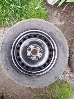 Pár kol 195/65 R15, ráfky 5x112 R15 ET47 - 2
