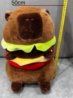 MEGA Plyšová Kapybara Burger 50 cm - 2