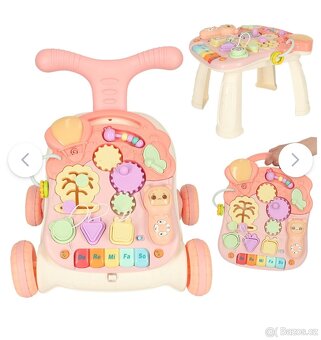 Interaktivní chodítko a vzdělávací stolek 3v1 - 2