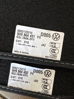 ORIGINÁLNÍ VW KOBERCE - NOVÉ, NEPOUŽITÉ - 2