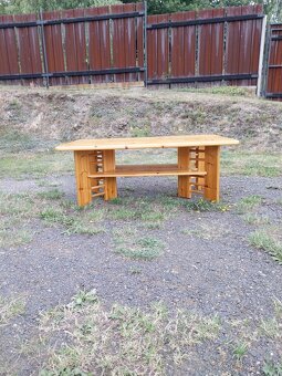 Prodam konferencni stolek - z masivu - boroviceice - 2