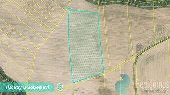 Zemědělská půda 11561 m² – Tučapy u Soběslavi, okres Tábor ( - 2