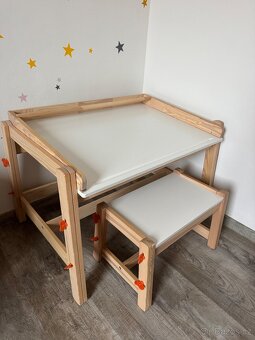 Dětský psací stůl IKEA - FLISAT - 2