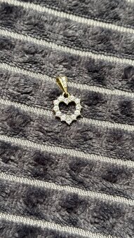 Diamantový přiívěsek AU 585/000 - 2