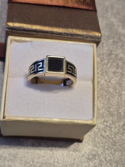 Pánský prsten zlatý 585 14k - 2