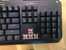 Herní klávesnice Modecom VOLCANO Hammer RGB, Outemu Red, US - 2