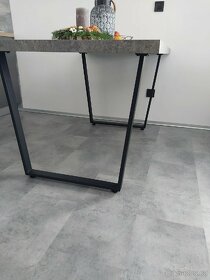 Jídelní stůl dekor beton 160x90cm - 2