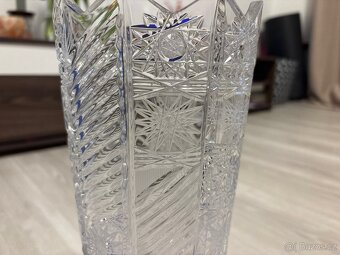 Velká broušená váza - Bohemia Crystal - 2