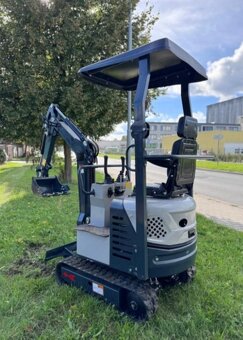 minibagr, bagřík, motor Kubota, pásový bagr - 2
