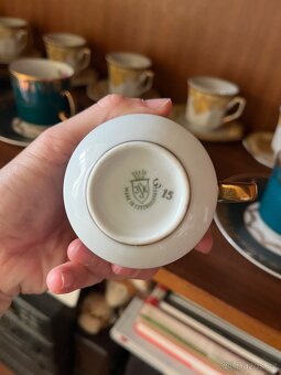 Sada porcelánových šálků 6ks - 2