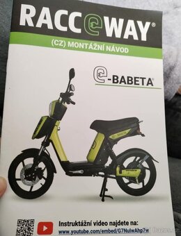 Elektrický skútr E-babeta Raceway zelený - 2