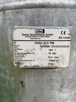 Reflex ZLS 150/10 tlaková pozinkovaná nádoba - 2