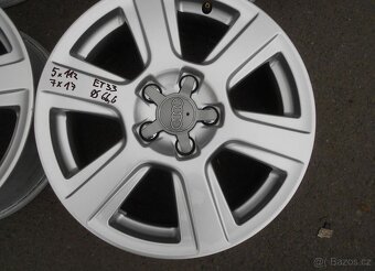 Alu disky originál Audi 17", 5x112, ET 33, šíře 7J - 2