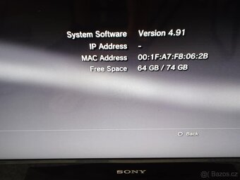 Playstation 3 Fat 80gb s originál ovladačem plně funkční - 2