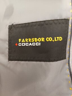 Pánský oblek světlý, velikost 48 - 2