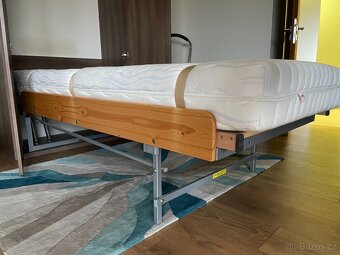 Sklopná postel 200x90 svislý mechanismus - 2